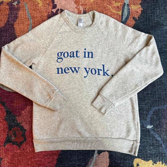 Fair Folks and a Goat Tops - Goat in New York Sweatshirt - Size Small